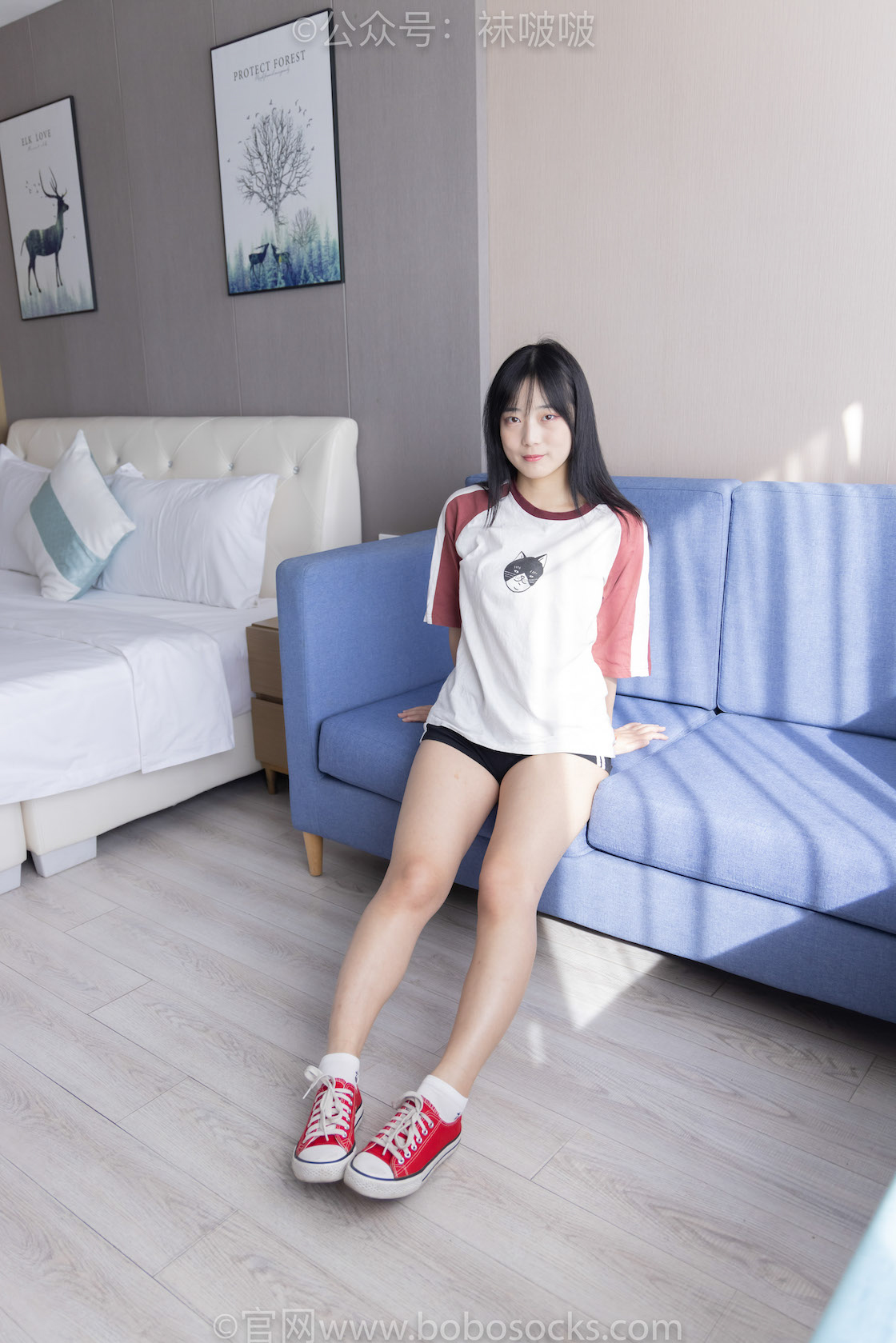 袜啵啵  036期：菠萝-帆布鞋、白棉袜、裸足-5.jpg