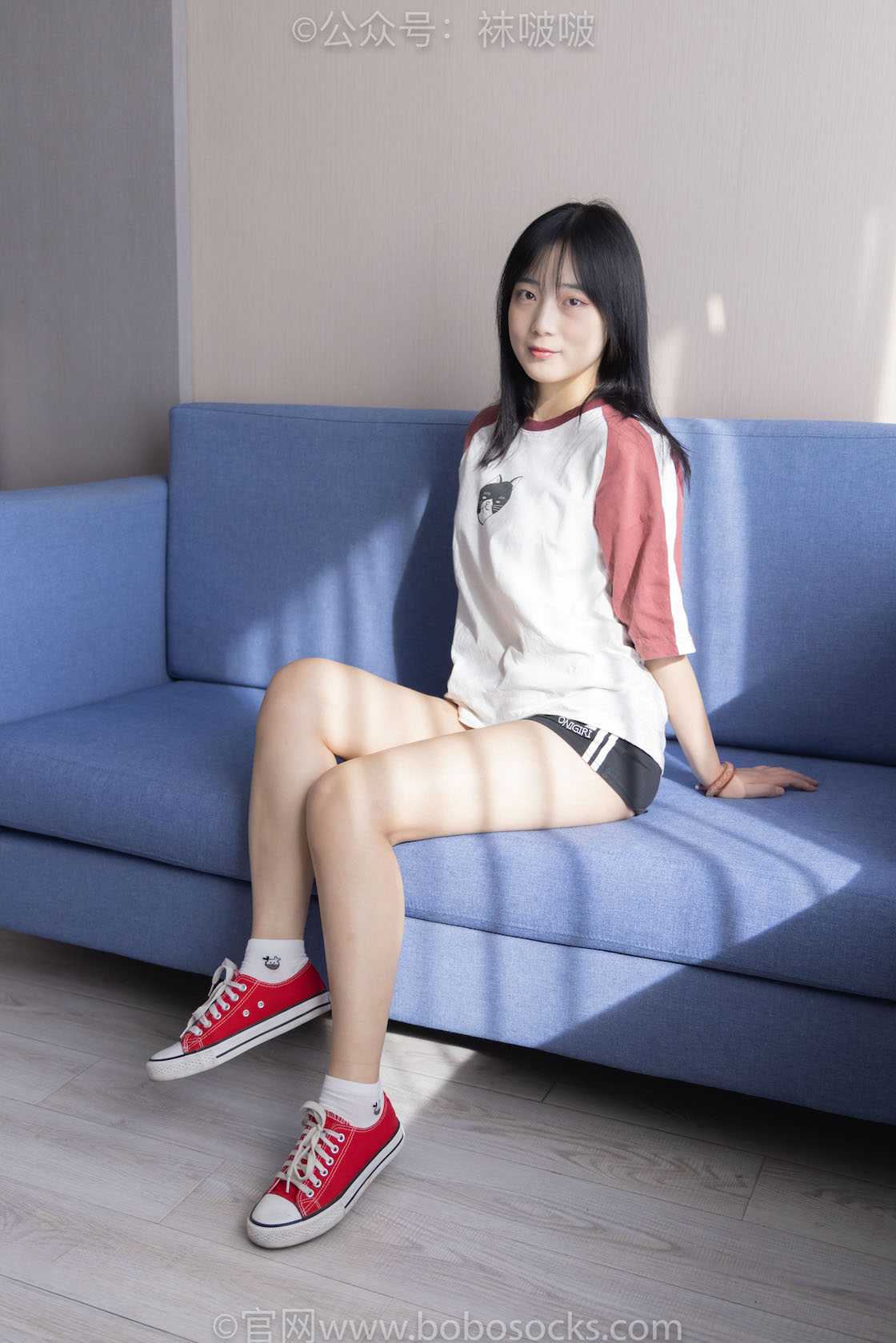 袜啵啵  036期：菠萝-帆布鞋、白棉袜、裸足-3.jpg