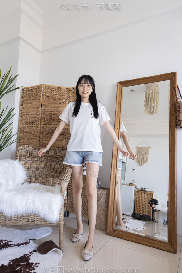 袜啵啵 086期：稚予-平底鞋、过膝肉丝（脚尖加固款）